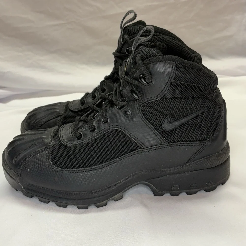 Vintage Nike Air ACG Woodside Hiking Boots Mens‎ 7.5 Waterproof Leather Y2K Duck